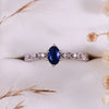 Evolvegem "Moonlit Serenade" Oval Cut Sapphire Ring