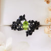 Evolvegem "Nyxian Symbiosis" Peridot Obsidian Ring