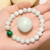 Evolvegem "Amazonite Moonbeam" Amazonite Malachite Bracelet