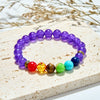 Evolvegem "Aurora Amethyst" Chakra Amethyst Bracelet