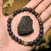 Evolvegem "Nyx's Caldera" Lava Stone Moonstone Bracelet