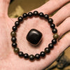 Evolvegem "Nyx Aurum" Natural Gold Obsidian Glitter Bracelet