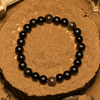 Evolvegem "Nyx Aurum" Natural Gold Obsidian Glitter Bracelet