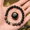 Evolvegem "Vesuvian Tear" Obsidian Natural Gemstone Bracelet