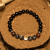 Evolvegem "Vesuvian Tear" Obsidian Natural Gemstone Bracelet
