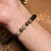 Evolvegem "Oculus Terra" Citrine Obsidian Natural Gem Bracelet