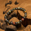 Evolvegem "Epidote Echo" Natural Unakite Hematite Bracelet