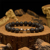 Evolvegem "Anima Machina" Dumbbell Charm Gemstone Bracelet