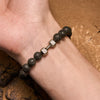 Evolvegem "Anima Machina" Dumbbell Charm Gemstone Bracelet