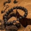 Evolvegem "Anima Machina" Dumbbell Charm Gemstone Bracelet