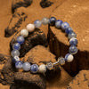 Evolvegem "Anima Machina" Dumbbell Charm Gemstone Bracelet