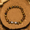 Evolvegem "Anima Machina" Dumbbell Charm Gemstone Bracelet