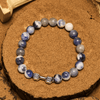 Evolvegem "Anima Machina" Dumbbell Charm Gemstone Bracelet