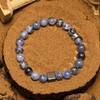 Evolvegem "Nimbus Cube" Hematite Sodalite Bracelet