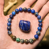 Evolvegem "Lapis Vortex" Lapis Lazuli African Turquoise Bracelet