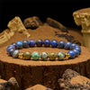 Evolvegem "Lapis Vortex" Lapis Lazuli African Turquoise Bracelet