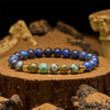 Evolvegem "Lapis Vortex" Lapis Lazuli African Turquoise Bracelet