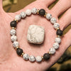 Evolvegem "Hephaestus' Lace" Howlite Lava Stone Bracelet