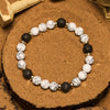 Evolvegem "Hephaestus' Lace" Howlite Lava Stone Bracelet
