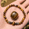 Evolvegem "Aureolith" Natural Tiger Eye Gemstoen Bracelet