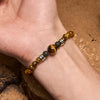 Evolvegem "Aureolith" Natural Tiger Eye Gemstoen Bracelet