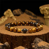 Evolvegem "Tiger's Crucible" Tiger Eye Lava Stone Bracelet
