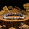 Evolvegem "Aegean Gyre" Sodalite Grey Jasper Gem Bracelet
