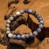 Evolvegem "Aegean Gyre" Sodalite Grey Jasper Gem Bracelet
