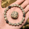 Evolvegem "Houndstone" Dalmatian Jasper Lava Stone Bracelet