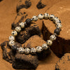 Evolvegem "Houndstone" Dalmatian Jasper Lava Stone Bracelet