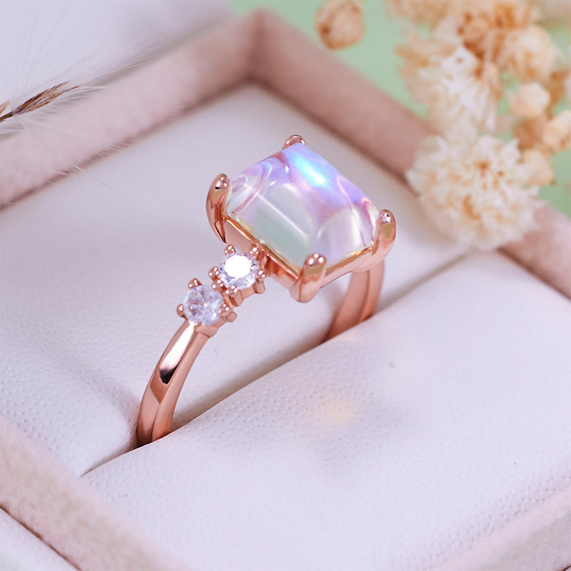 Evolvegem "Eternal Twilight" Moonstone Uplifting Ring