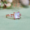Evolvegem "Eternal Twilight" Moonstone Uplifting Ring