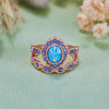 Evolvegem "Eternal Mirage" Blue Opal Peaceful Ring