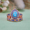 Evolvegem "Eternal Mirage" Blue Opal Peaceful Ring