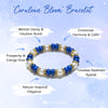 Evolvegem "Cerulean Bloom" Lapis Lazuli Pearl Bracelet