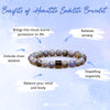 Evolvegem "Nimbus Cube" Hematite Sodalite Bracelet