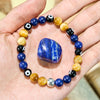 Evolvegem "Celestial Eye" Lapis Lazuli Tiger Eye Stone Bracelet