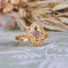 Evolvegem "Laventine Royale" Amethyst Serene Guidance Ring