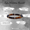 Evolvegem "Shadowflare" Hematite Tiger Eye Obsidian Bracelet