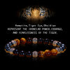 Evolvegem "Shadowflare" Hematite Tiger Eye Obsidian Bracelet