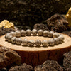 Evolvegem "Strata Whisper" Grey Jasper Grounding Bracelet