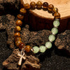 Evolvegem "Sanctuary Grove" Ankh Cross Energy Gemstone Bracelet