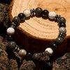 Evolvegem "Volcanic Aura" Calm & Resilience Gesmtone Bracelet