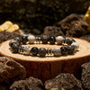 Evolvegem "Volcanic Aura" Calm & Resilience Gesmtone Bracelet
