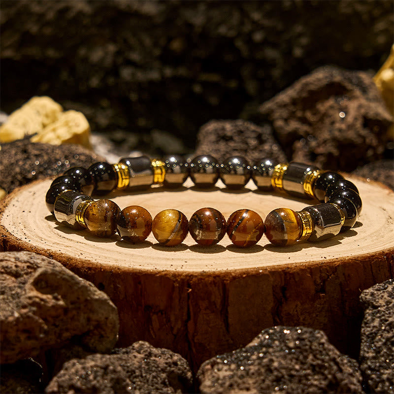 Evolvegem "Terrazure Beads" Enhance Energy Gemstoen Bracelet
