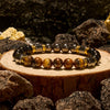 Evolvegem "Terrazure Beads" Enhance Energy Gemstoen Bracelet