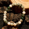 Evolvegem "Mossveil Grove" India Agate Emotional Balance Bracelet