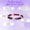 Evolvegem "Mystic Radiance" Amethyst Rose Quartz Hematite Bracelet