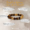Evolvegem "Terra Aurea" Tiger Eye Citrine Wealth Bracelet