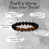 Evolvegem "Eclipse Ember" Hematite Tiger Eye Obsidian Bracelet
